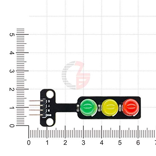 10 парчиња DC 5V Mini LED модул за сообраќајно светло 5мм црвена жолта зелена боја LED дисплеј мини ламба за сигнал за сообраќај за