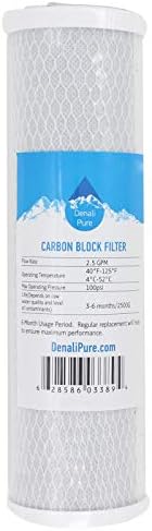 7 - Пакет Замена За Вати Зро-4 Активиран Јаглероден Блок Филтер-Универзален 10 инчен Филтер Компатибилен СО ВАТИ ПРЕМИЕР 500029