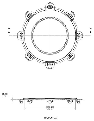 Caplugs ZTLF150-6000Q1 Пластичен заштитник за заклучување на пластична облога. TLF-150-6000, PE-LLD, класа на притисок 150 номинална