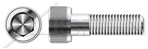 M6-1.0 x 75mm, DIN 912 / ISO 4762, метрички, завртки за капаче на главата на штекерот, не'рѓосувачки челик A4-80