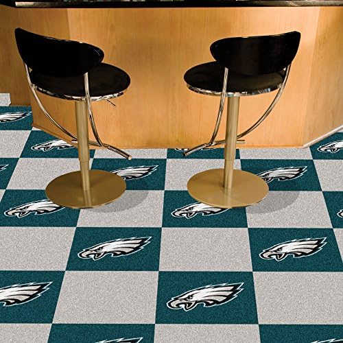 FanMats 8546 Philadelphia Eagles Team Teark Tiles - 45 квадратни метри.