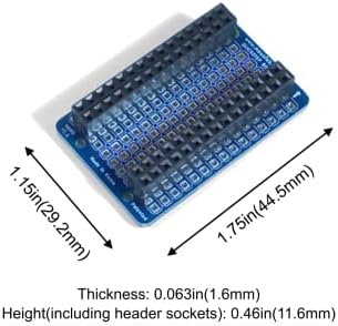 Брза одбор на нано 3 парчиња - 1,2in x 1,8in arduino nano buckout board arduino nano shield arduino nano for arduino nano - arduino nano не е вклучен