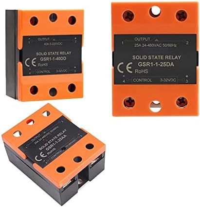 GSR1-1 Solid State Relay DC-AC DC-DC AC-AC ENTERASE SSR 10A 25A 40A 60A 80A 100A 120A без покритие 1 парчиња