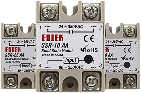 Belof SSR-10AA SSR-25AA SSR-40AA 10A 25A 40A модул за реле со цврста состојба 80-250V влез AC 24-380V AC излез