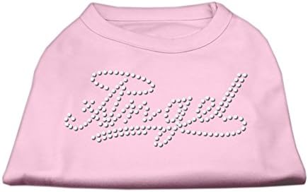 Mirage Pet Dog Dog Cat Indoor Oudoor Polyester Облека за подароци Подароци Додатоци Ангел Ронјуст кошула светло розова XXL