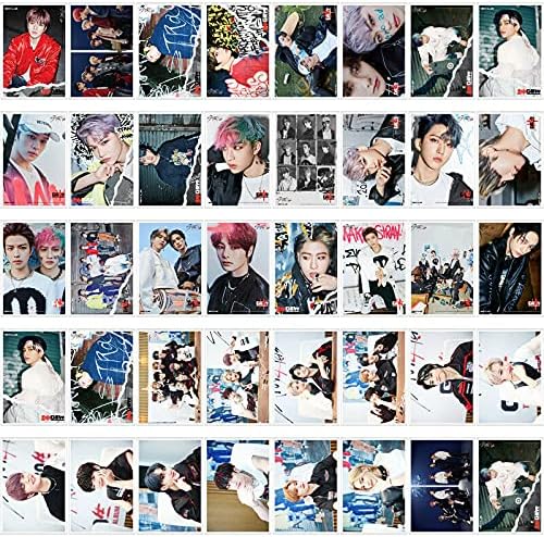 Vogueming Stray Kids 1 -ви албум Go Live Lomo картичка 40PCS Polaroid Photocards Нови во Ironелезна кутија