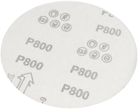 Aexit 6 Dia Abrasive Theels & Discs 800 Grit Round Round Park Paper Disk Sandpaper 20 парчиња за алатка за осцилации на тркала