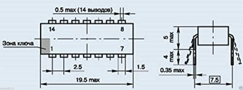 С.У.Р. & R Алатки KR531LA16 Analoge SN74S140N, SN74S140 IC/Microchip СССР 30 компјутери