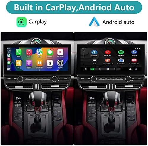 Андроид 12 [4GB+64GB] Автомобил Радио Компатибилен За Porsche Cayenne 2010-2017, 12.3 Инчен Екран На Допир Со Безжичен Carplay Android