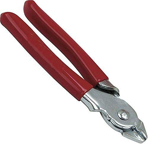 Drake Off Road Red Straight Hog Ring Pliers Set & 120 Galvinized Hog Rings- За тапациран инсталација комплет за инсталација на