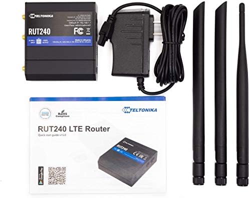 Teltonika Rut2400au 4G LTE рутер за индустриска мрежа со Wi-Fi за AT&T, T-Mobile и Verizon