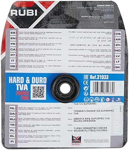 Руби випер турбо дијамантски сечење диск за тврди материјали, 31932