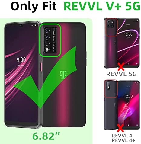 Кудини За Revvl v+ 5g Телефон Случај т-Мобиле, Сјај Кристал Пеперутка Срце Цветни TPU Луксузни Bling Симпатична Заштитна Покривка За Девојки Жени