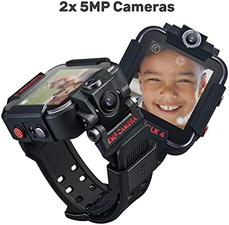 Tiktalk 4 Отклучен 4g LTE Деца Паметен Часовник Телефон со GPS Тракер, Комбинира Видео, Глас И Wi-Fi Повик, Пораки, 2x Камери &засилувач;