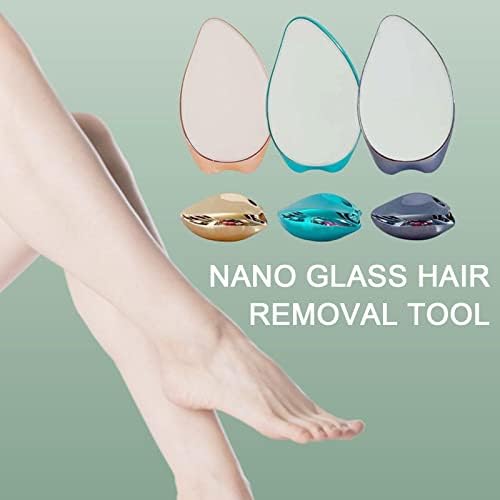 Кристално физичко отстранување на влакна Еразатор на коса Нано стакло безболно епилатор маж жена рака на ногата на ногата безбедна алатка за отстранување на влакн