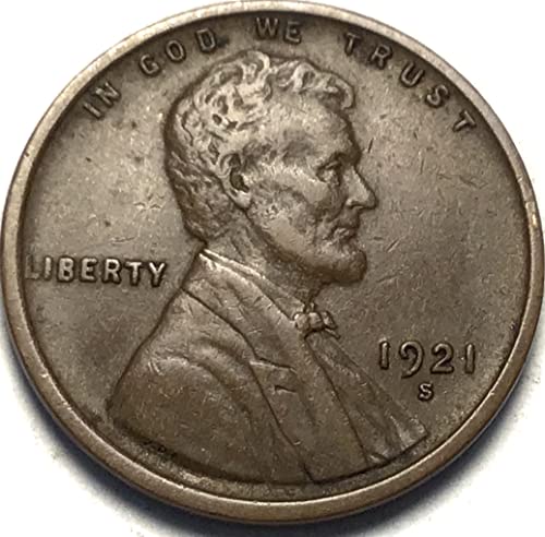 1921 S Линколн пченица цент Пени продавач исклучително добро