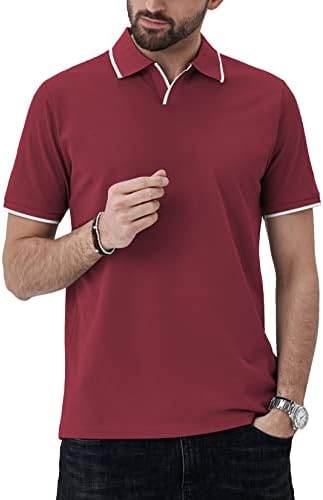 Аино маички Поло кошули со кратки ракави Обични врвни тенок, вклопуваат основни летни кошули