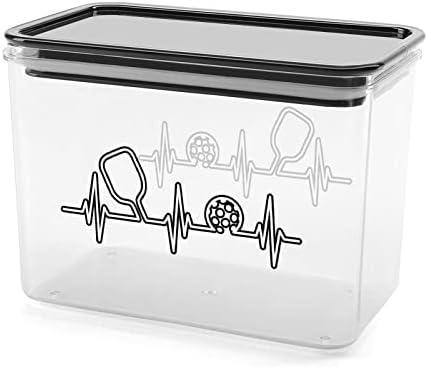 Кутија За Складирање На срцеви Отчукувања Пластични Канистри За Контејнери За Организатор На Храна Со Капак За Кујна
