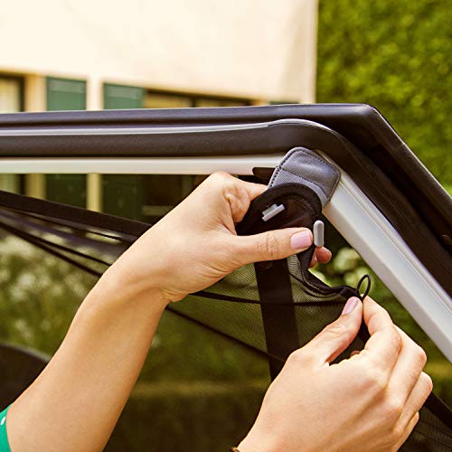 Munchkin Brica Магнетно Истегнување За Да Одговара На Сонцето Сенка и 360 Pivot Ноќна Светлина Бебе На Повидок Широкоаголен Прилагодлив Автомобил Огледало