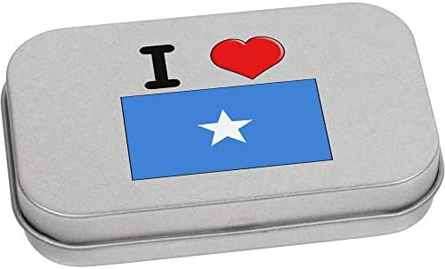 Azeeda 95mm 'I Love Somalia' Метална шарка и кутија за складирање