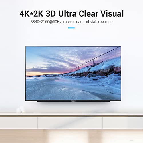 Cmple-Ултра Тенок КАБЕЛ HDMI СО Голема Брзина HDMI 2.0 HDTV Кабел-Поддржува ЕТЕРНЕТ 3D 4K И Аудио Враќање-3FT