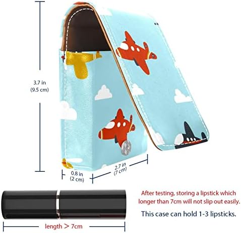 Цртан филм Хеликоптер Авион Шема Шминка Кармин Случај За Надворешни Преносни Патување Козметички Торбичка