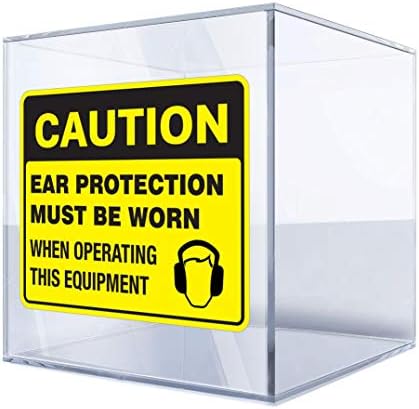 Налепници Налепници Претпазливост Заштитата На Ушите Мора Да Се Носи При Ракување Со Оваа Опрема 24 Х 18,7