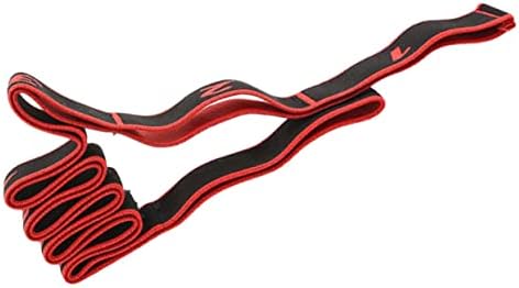 Clispeed Red Yoga Tension Reltion Shart Sharting Raiding Raiding Elastic вежба за вежбање Девојки за истегнување лента за додатоци за јога додатоци