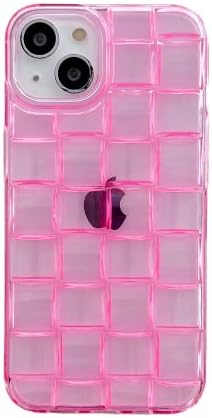Хосгор iPhone 13 Pro Max Случај, Транспарентен [Анти-Пожолтување] [Воена Заштита Капка] [Амортизација Агли] Покрие Мека TPU Јасно Розова Бонбони Случај за iPhone 13 Pro Макс 6.7 инче?