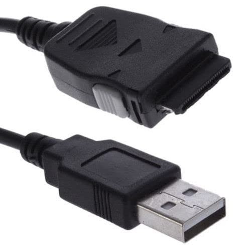 HQRP USB Кабел/Кабел Компатибилен Со Samsung YP-K3, YP-P2, YP-P3, YP-S5, YP-E10, YP-Q1, YP-Q2, YP-S3, YP-S5, YP-U10 MP3 / MP4