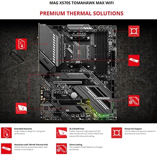 Внатрешни Перформанси 1TB GEN 4 PCIE 4.0 NVMe Внатрешна SSD + AMD Ryzen 9 5950X 16-Јадро 32-Нишка Am4 Отклучен Десктоп Процесор СО MSI MAG