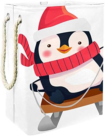 Нехомер Пингвин Рекреативни Активности Во Зима 300д Оксфорд Пвц Водоотпорна Облека Ја Попречува Големата Корпа За Перење За Ќебиња Играчки