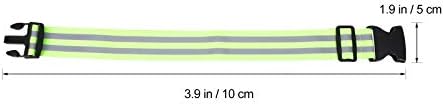 Besportble 1 сет рефлексивни ленти со голема видливост рефлексивна опрема за трчање ноќно одење велосипед прилагодливи рефлексивни ленти