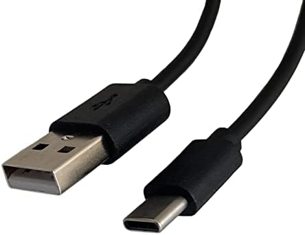 AMP PAK USB Type-C кабел [3-Pack] USB-C до USB-А кабел за брзо полнење, 3 стапки, црно