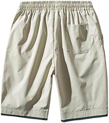 Шорцеви на Вабтум за мажи случајно лето, машко бодибилдинг тексас шорцеви спортски панталони со џебови за вежбање фитнес панталони