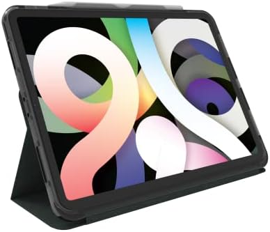 Gear4 Brompton + Фолио Случај за 11 iPad Pro и 10.9 iPad Воздух Лесен, 6.5 ft D30 Капка Заштита, Црна