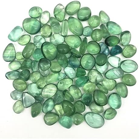 Laaalid XN216 100g Природно зелено флуорит кристал Реики Стоунс Полирани кварц лековити крикали Природни камења и минерали Природни