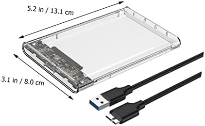 Mobestech 8pcs За Случај Хард Диск Додаток Инчен HDD Комплет Надворешен SSD Пренослив USB Диск
