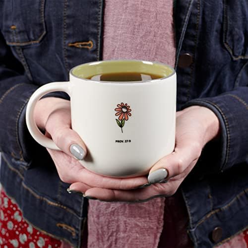 Христијанска Уметност Подароци Голем Керамички Кафе &засилувач; Чај Кригла за Жени &засилувач; Пријатели: Слатко Пријателство-Изреки