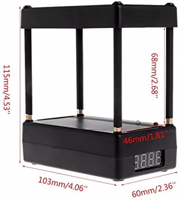 Тестер на цените на брзинометарот на Wdbby Muzzle Цивилен брзинометар со елементи на анемометар со статив