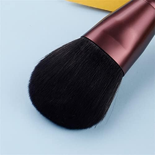 Xzjjz жолта серија 11pcs синтетички четки за коса сет-лице и око козметичко пенкало-уметнички коса (боја: а, големина