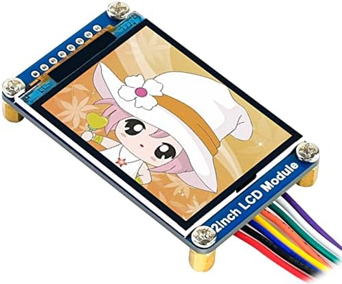 2inch IPS LCD модул 240 × 320 Резолуција за резолуција за Raspberry PI/Jetson Nano/Arduino/STM32, SPI интерфејс RGB, 262K боја