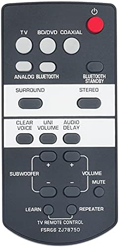 FSR66 ZJ78750 Заменете го далечинскиот управувач за звукот на Yamaha Soundbar YAS-103 YAS-93 ATS-1030