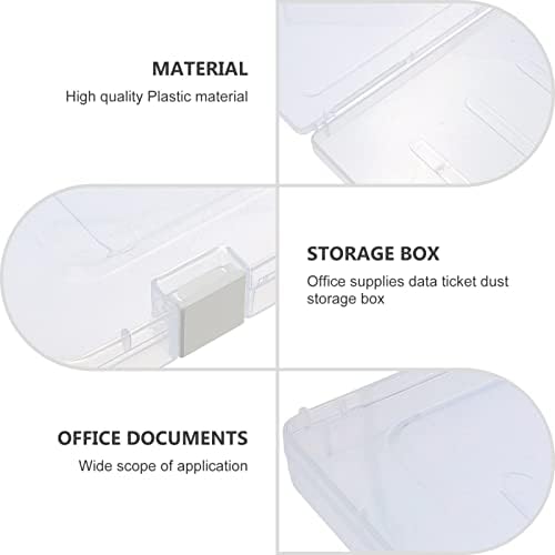 Yarnow A5 датотека Преносен проект кутија пластична кутија за складирање буква А5 Документи за држач за хартија списанија Организатор