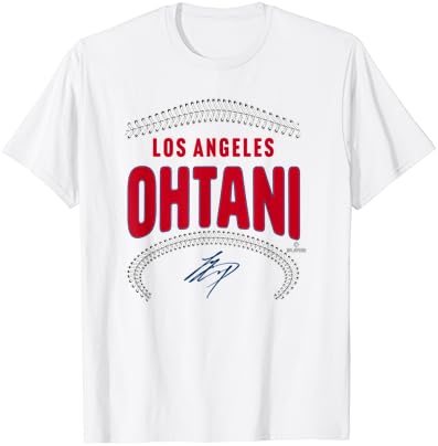 Shohei Ohtani Лос Анџелес Име и маица со број