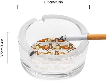 Пепелници за цигари животни кучиња шема кристално стакло од пепел пушење пушење на пепел држач за дома хотелска канцеларија маса врвот