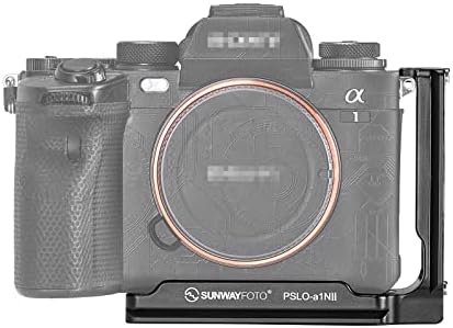 Sunwayfoto PSLO-A1NII L BRACKET за Alpha A1 ILCE-1/α1 ARCA SWISS Брзо ослободување l Плоча додатоци