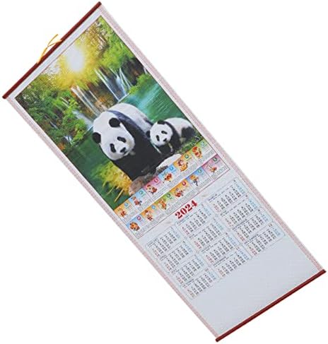 ГОДИНА НА ЗМЕЈОТ Календар Виси Свиток Хартија Кинески Зодијак