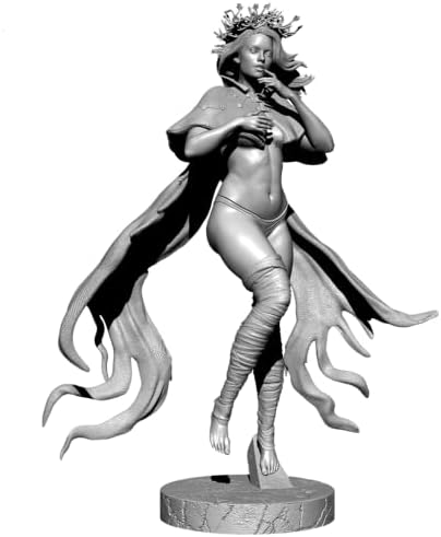 1/24 смола фигура Минијатурна модел комплет за модел Античка фантазија комплет за модел на жени воин воин