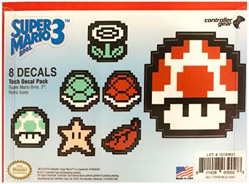 Super Marion Bros. 3 Retro икони Tech Decal 8 пакет